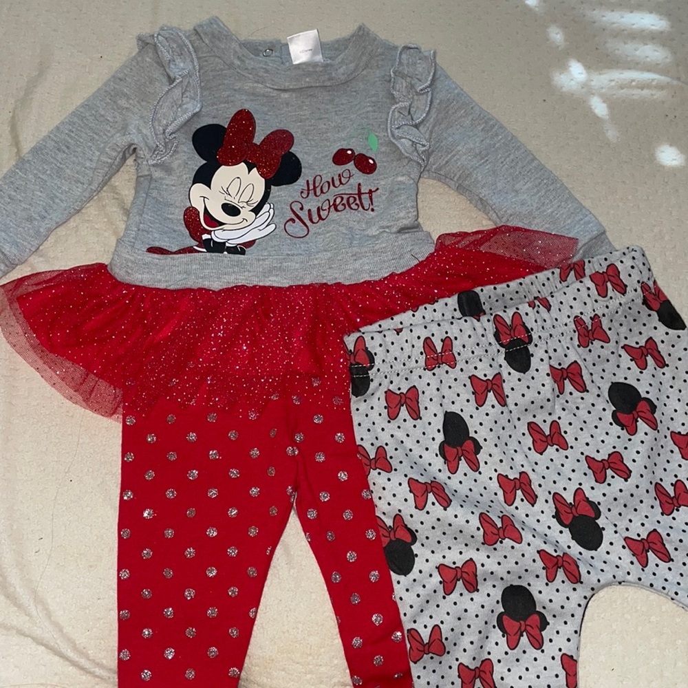 0-3M Disney Minnie Mouse set